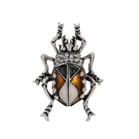 Cute Classic Style Guitar Teeth Cat Alloy Enamel Inlay Rhinestones Unisex Corsage Brooches Collar Pin sku image 11