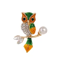 Cute Classic Style Guitar Teeth Cat Alloy Enamel Inlay Rhinestones Unisex Corsage Brooches Collar Pin sku image 13