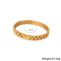 Simple Style Color Block Titanium Steel Plating Unisex Bracelets main image 6