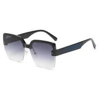 Streetwear Geometric Pc Square Half Frame Glasses main image 5