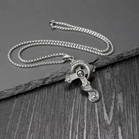 Hip-Hop Retro Cross 304 Stainless Steel Men's Pendant Necklace main image 5