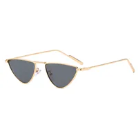 Fashion Metal Triangle Anti-ultraviolet Sunglasses sku image 8