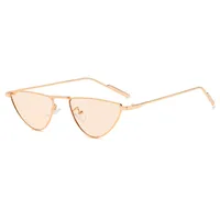 Fashion Metal Triangle Anti-ultraviolet Sunglasses sku image 11