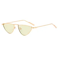 Fashion Metal Triangle Anti-ultraviolet Sunglasses sku image 7