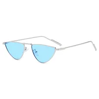 Fashion Metal Triangle Anti-ultraviolet Sunglasses sku image 6