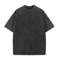 Men's Solid Color Streetwear Round Neck Short Sleeve Loose Men's T-shirt main image 2