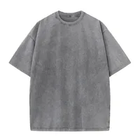 Men's Solid Color Streetwear Round Neck Short Sleeve Loose Men's T-shirt main image 5