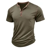 Men's Solid Color Simple Style Round Neck Short Sleeve Regular Fit Men's T-shirt main image 5