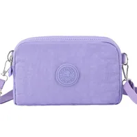 Unisex Medium Nylon Solid Color Basic Classic Style Zipper Phone Wallets sku image 1