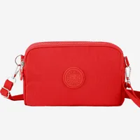 Unisex Medium Nylon Solid Color Basic Classic Style Zipper Phone Wallets sku image 9