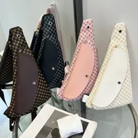 Women's Medium Pu Leather Argyle Streetwear Dumpling Shape Zipper Crossbody Bag main image 2