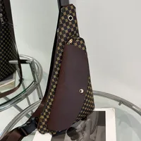 Women's Medium Pu Leather Argyle Streetwear Dumpling Shape Zipper Crossbody Bag main image 3