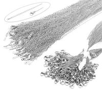 100 PCS/Package 1.5mm 201 Stainless Steel 18K Gold Plated Solid Color Polished Chain main image 2