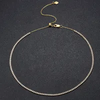 0.3ct VVS1-VVS2 Round Brilliant 925 Sterling Silver Moissanite Zircon Inlay Geometric GRA Choker main image 4