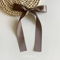 Women's Sweet Bow Knot Cloth Hair Clip sku image 8