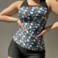 Women's Ditsy Floral 2 Pieces Set Tankinis Swimwear main image 5