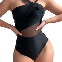 Women's Sexy Solid Color 1 Piece One Piece Swimwear main image 2
