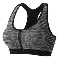 Casual Stripe Nylon Sponge Active Tops Bralette sku image 1