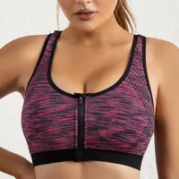 Casual Stripe Nylon Sponge Active Tops Bralette sku image 4
