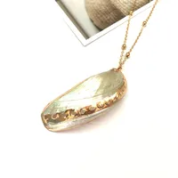 Hawaiian Modern Style Classic Style Geometric Conch Shell Shell Copper Plating Women's Pendant Necklace main image 4