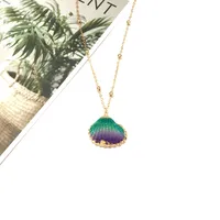 Hawaiian Modern Style Classic Style Geometric Conch Shell Shell Copper Plating Women's Pendant Necklace main image 3
