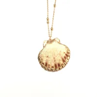 Hawaiian Modern Style Classic Style Geometric Conch Shell Shell Copper Plating Women's Pendant Necklace sku image 6