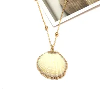 Hawaiian Modern Style Classic Style Geometric Conch Shell Shell Copper Plating Women's Pendant Necklace sku image 9