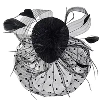 Women's Retro Solid Color Gauze Hair Clip main image 1