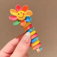 Girl'S IG Style Sweet Flower Bow Knot Cloth Rubber Hair Tie sku image 14