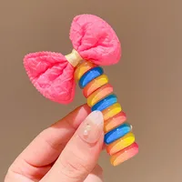 Girl'S IG Style Sweet Flower Bow Knot Cloth Rubber Hair Tie sku image 17