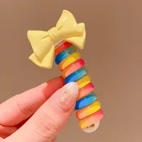 Girl'S IG Style Sweet Flower Bow Knot Cloth Rubber Hair Tie sku image 18