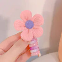Girl'S IG Style Sweet Flower Bow Knot Cloth Rubber Hair Tie sku image 19
