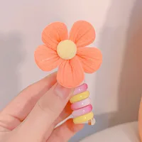Girl'S IG Style Sweet Flower Bow Knot Cloth Rubber Hair Tie sku image 20