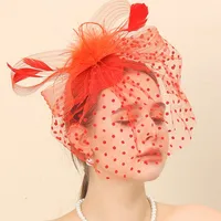 Women's Retro Solid Color Gauze Hair Clip sku image 2