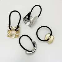 Women's Simple Style Geometric Alloy Plating Hair Tie main image 2