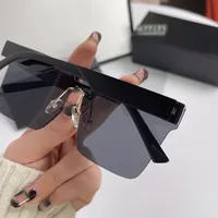 Simple Style Streetwear Solid Color Tac Square Half Frame Glasses main image 3