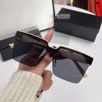 Simple Style Streetwear Solid Color Tac Square Half Frame Glasses sku image 9