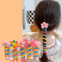 Girl'S IG Style Sweet Flower Bow Knot Cloth Rubber Hair Tie main image 1
