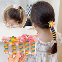 Girl'S IG Style Sweet Flower Bow Knot Cloth Rubber Hair Tie main image 2