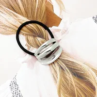 Women's Simple Style Geometric Alloy Plating Hair Tie main image 4