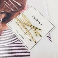 Women's IG Style Geometric Alloy Resin Plating Hair Clip sku image 8