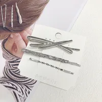 Women's IG Style Geometric Alloy Resin Plating Hair Clip sku image 7