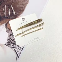 Women's IG Style Geometric Alloy Resin Plating Hair Clip sku image 1