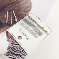Women's IG Style Geometric Alloy Resin Plating Hair Clip sku image 4