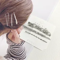 Women's IG Style Geometric Alloy Resin Plating Hair Clip sku image 14
