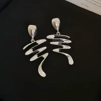 1 Pair Modern Style Simple Style Geometric Alloy Drop Earrings sku image 2