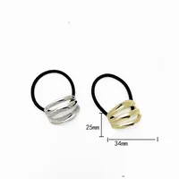 Women's Simple Style Geometric Alloy Plating Hair Tie main image 5