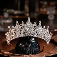 Alloy Princess Romantic Plating Crown Artificial Rhinestones sku image 45
