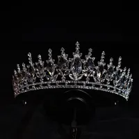 Alloy Princess Romantic Plating Crown Artificial Rhinestones sku image 43