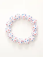 Classic Style Star Stripe Wood Wholesale Bracelets main image 3